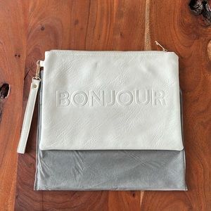 Bonjour/ Au Revoir Clutch